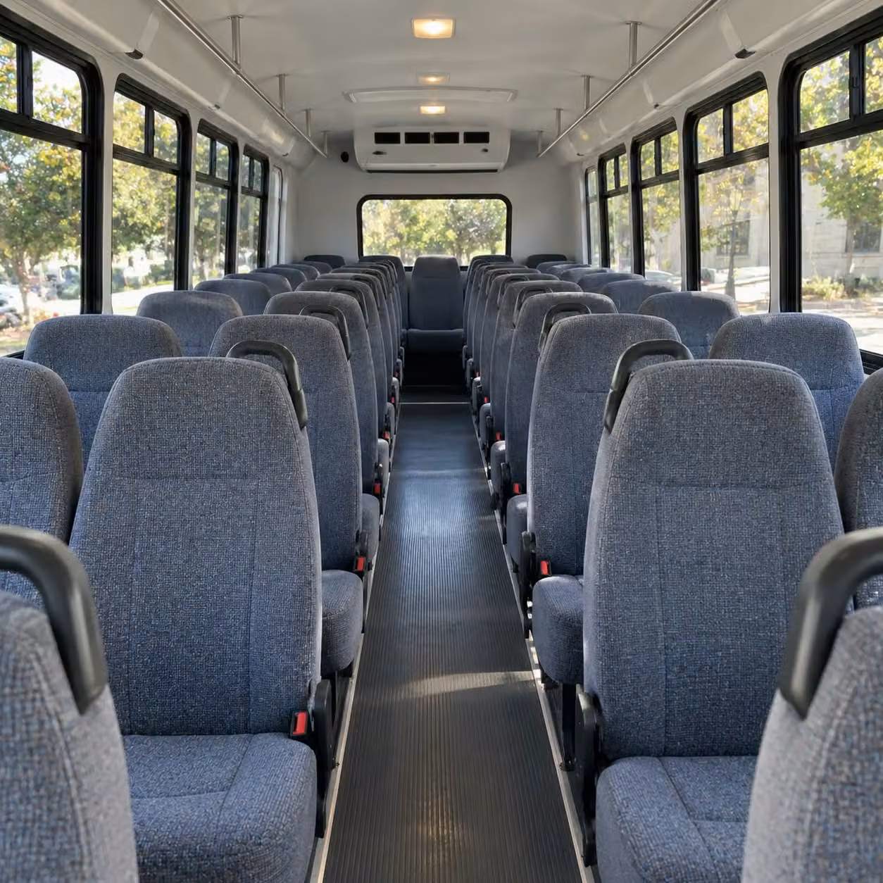 25 passenger minibus interior