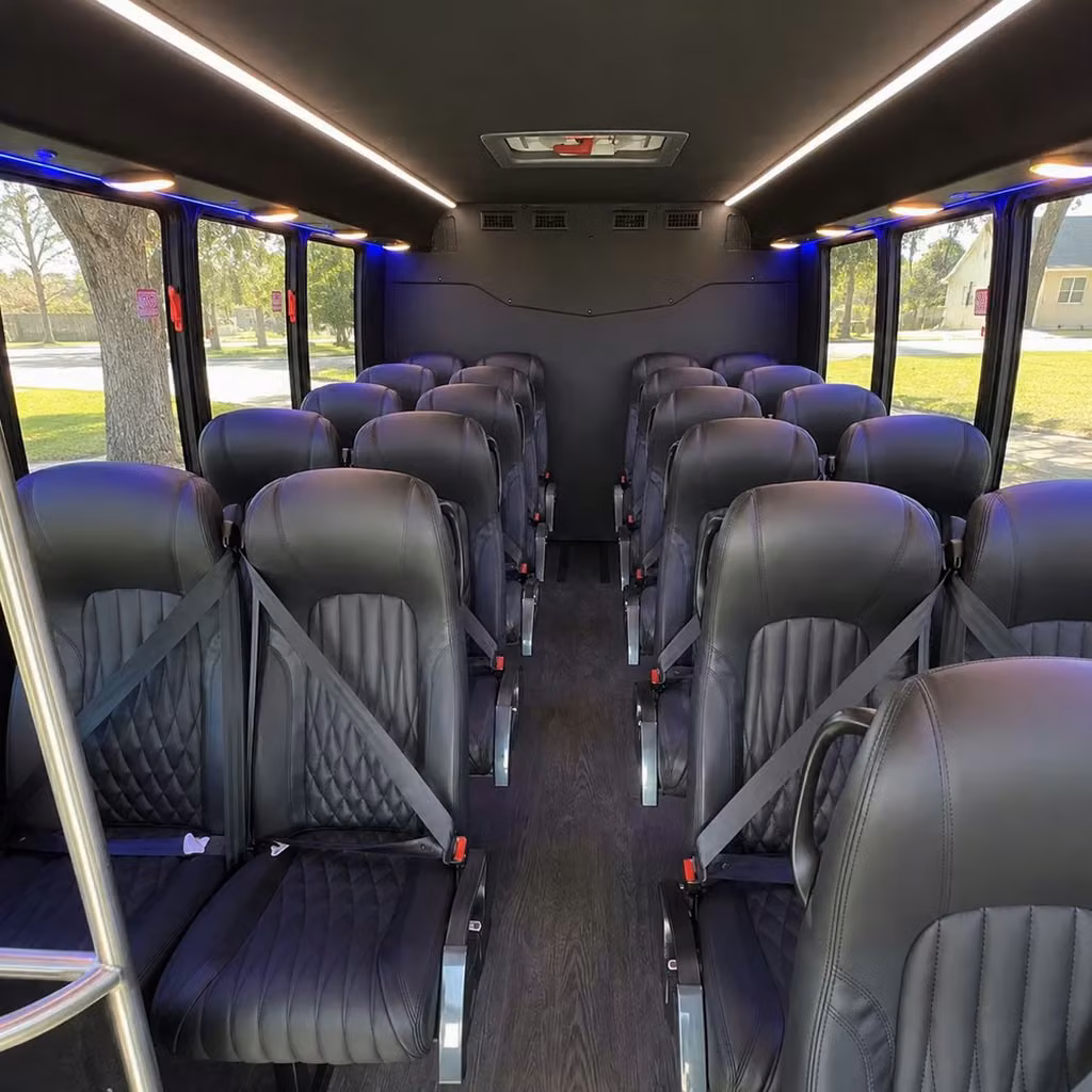 30 passenger minibus interior