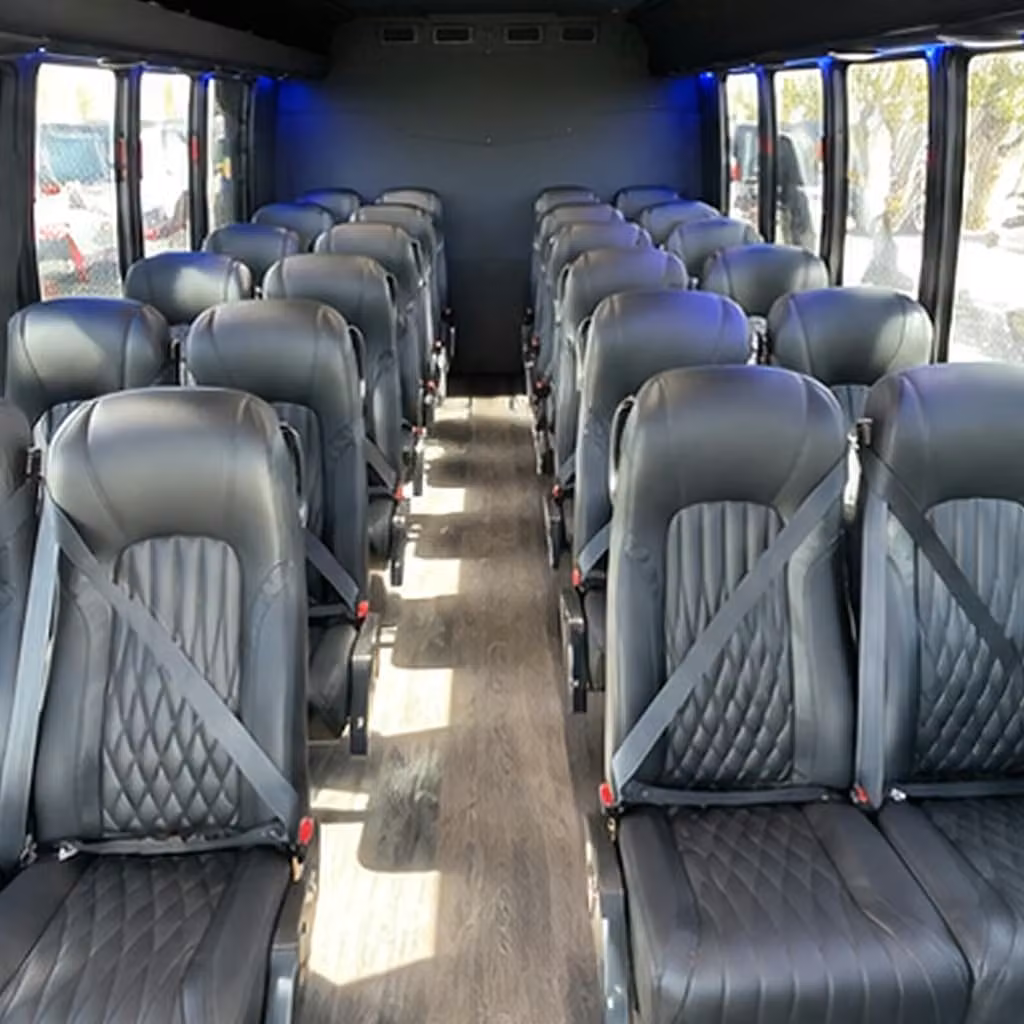 35 passenger minibus inside