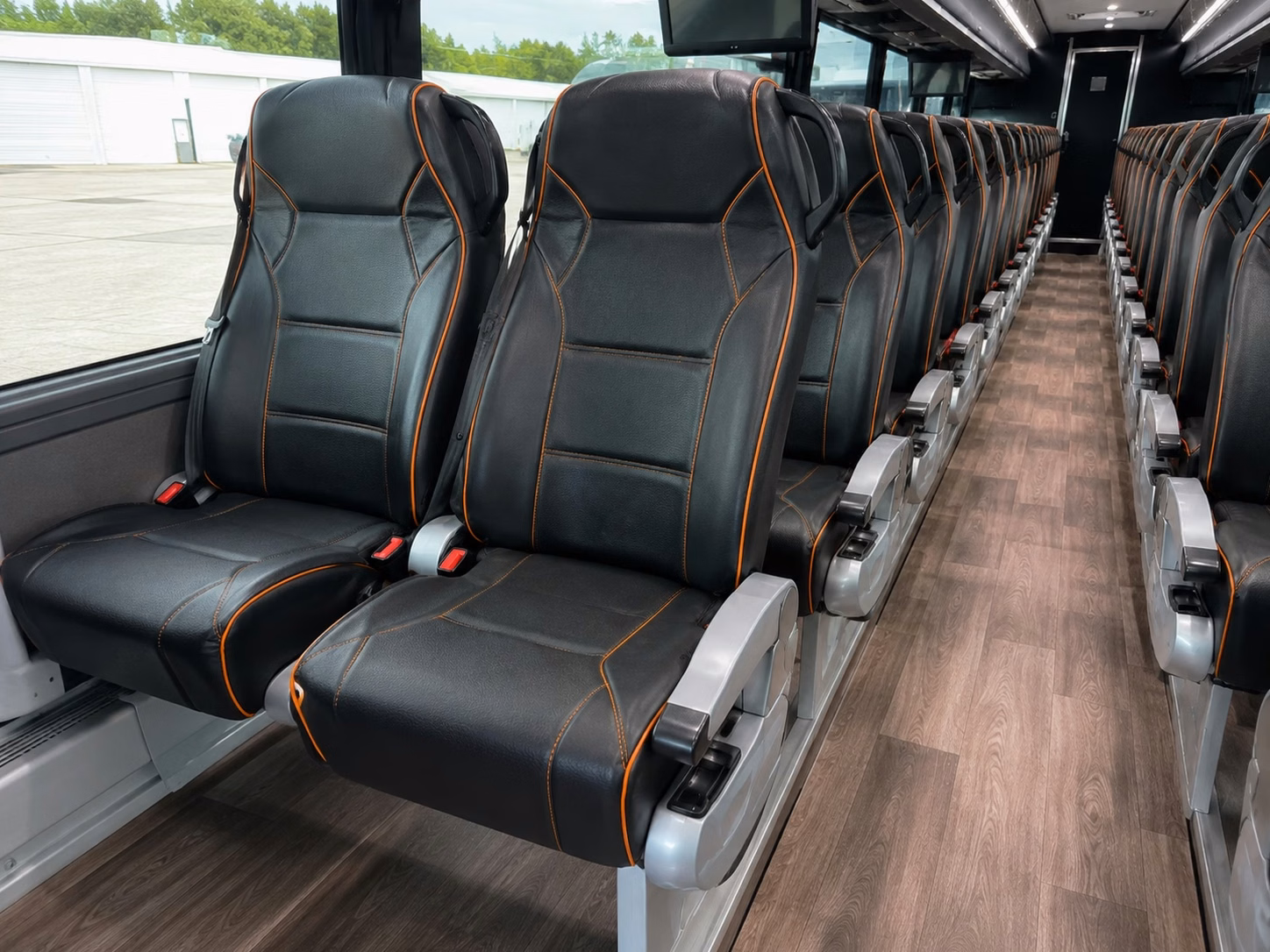 macon charter bus interior gallery